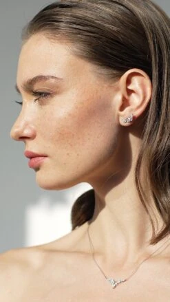 Petal Necklace 9K White Gold -Lustre Jewelry Shop PETAL PETUNIA WG 48383882