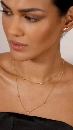 Petra Necklace 18K Gold Vermeil -Lustre Jewelry Shop PETRA NECKLACE 18K GOLD VERMEIL 90D09DKL