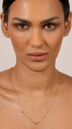 Petra Necklace 18K Gold Vermeil -Lustre Jewelry Shop PETRA NECKLACE 18K GOLD VERMEIL CARISSA EARRINGS LSKS