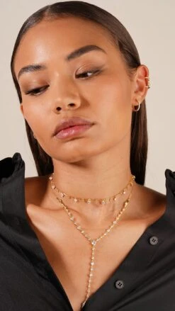 Phoenix Necklace 18K Gold Vermeil -Lustre Jewelry Shop PHOENIX NECKLACE 18K GOLD VERMEIL LISBET NECKLACE 89S9