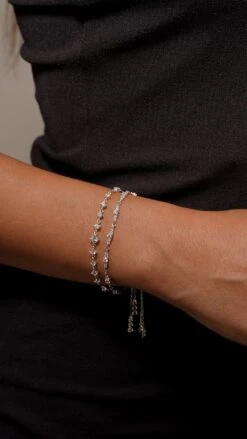 Phoenix Slim Bracelet White Gold Plated -Lustre Jewelry Shop PHOENIX SLIM BRACELET THALASSA BRACELET IDID