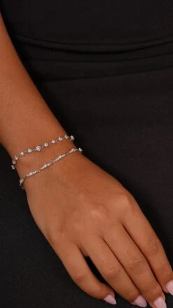 Thalassa Bracelet White Gold Plated -Lustre Jewelry Shop PHOENIX SLIM BRACELET THALASSA BRACELET IDIDS 3eb7c448 976d 4d1a b3b2 5296665e57b8