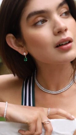 Arabella Emerald Earrings 18K Gold Vermeil 29 Arabella Emerald Earrings 18K Gold Vermeil -Lustre Jewelry Shop PRUDENCE ARABELLA JSKJ fede12a8 98ba 4d04 b9ab 8080e02e82dc