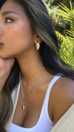 Palma Earrings 18K Gold Vermeil -Lustre Jewelry Shop PalmEarring