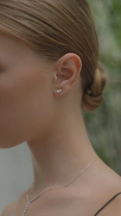 Pear Stud 18K Gold Vermeil -Lustre Jewelry Shop Pear Stud Gold Vermeil 89dsjS