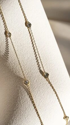 Petra Necklace 18K Gold Vermeil -Lustre Jewelry Shop Petra Necklace 18K Gold Vermeil JKD778