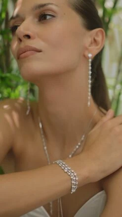 Phoenix Bracelet White Gold Plated -Lustre Jewelry Shop Phoenix Bracelet White Gold Plated IOLKDD