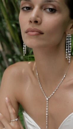 Phoenix Necklace White Gold Plated -Lustre Jewelry Shop Phoenix Necklace White Gold Plated IOF98D