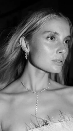 Phoenix Necklace White Gold Plated -Lustre Jewelry Shop Phoenix Necklace White Gold Plated UIO89D