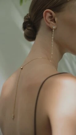 Phoenix Slim Earring 18K Gold Vermeil -Lustre Jewelry Shop Phoenix Slim Earring 18K Gold Vermeil IOD8SS