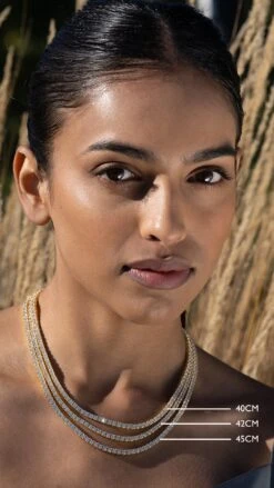 Prudence Necklace 18K Gold Vermeil -Lustre Jewelry Shop Prudence Necklace 18K Gold Vermeil UIS87