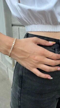 Quentin Bracelet 18K Gold Vermeil -Lustre Jewelry Shop QUENTINYELLOWBRACELET4993