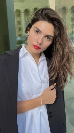 Quentin Bracelet 18K Gold Vermeil -Lustre Jewelry Shop QUENTINYELLOWBRACELET9229