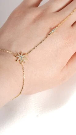 Rigel Hand Bracelet 18K Gold Vermeil -Lustre Jewelry Shop RIGEL HAND BRACELET 18K GOLD VERMEIL IODKLD