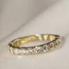 Raina Round Eternity Ring Yellow Gold -Lustre Jewelry Shop Raina Round Eternity Ring Yellow Gold 90DIOS