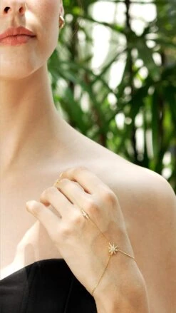 Rigel Hand Bracelet 18K Gold Vermeil -Lustre Jewelry Shop Rigel Hand Bracelet Gold Vermeil 52521