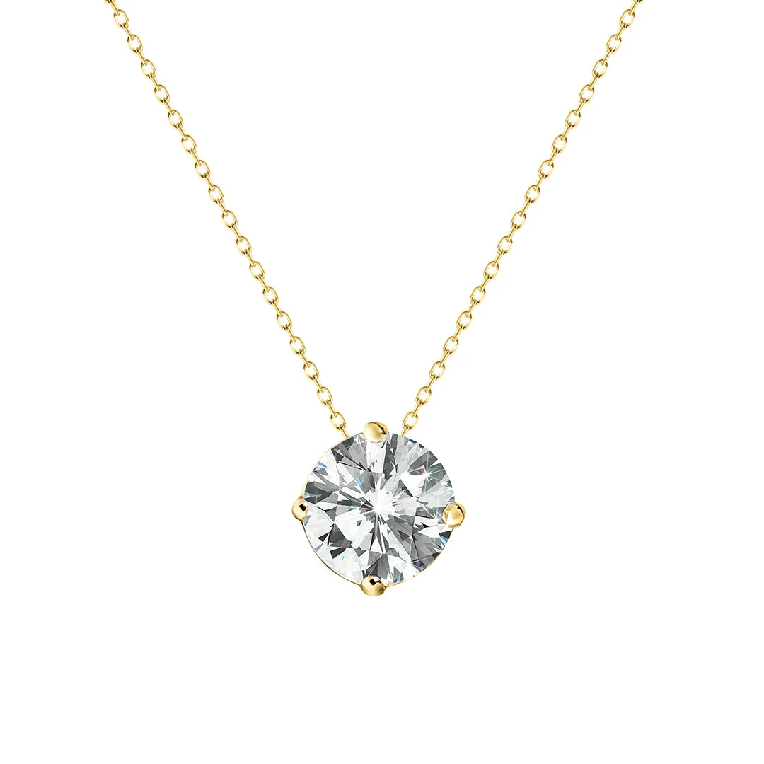 Romy Necklace 0.20ct 18K Yellow Gold 4 Romy Necklace 0.20ct 18K Yellow Gold - Image 2