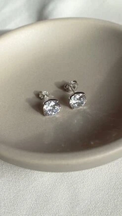 Rosey Studs White Gold -Lustre Jewelry Shop RoseyRounds Still1