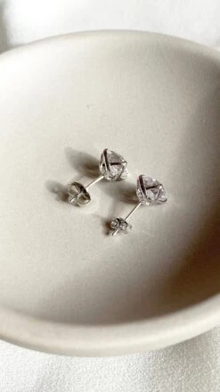 Rosey Studs White Gold -Lustre Jewelry Shop RoseyRounds Still2