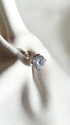 Rosey Studs White Gold -Lustre Jewelry Shop RoseyRounds Still4