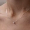 Simone Necklace 0.25ct 18K White Gold -Lustre Jewelry Shop SIMONE NECKLACE 0.25CT 18K WHITE GOLD 9D9333