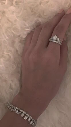 Solana Ring White Gold Plated 26 Solana Ring White Gold Plated -Lustre Jewelry Shop SOLANA RING DHDS