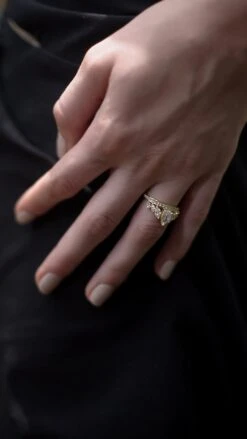 Solana Ring 18K Gold Vermeil -Lustre Jewelry Shop SOLANAYG