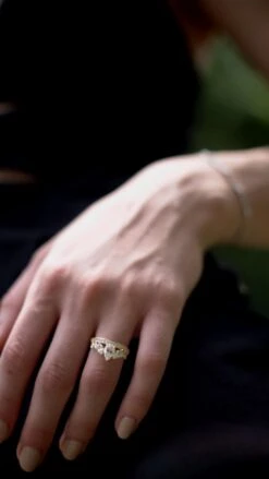 Solana Ring 18K Gold Vermeil -Lustre Jewelry Shop SOLANAYG1