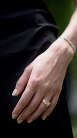 Solana Ring 18K Gold Vermeil -Lustre Jewelry Shop SOLANAYG2