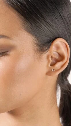 Steff Studs 18K Gold Vermeil -Lustre Jewelry Shop STEFF KLDDS