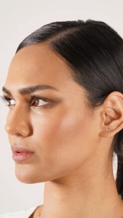 Steff Studs 18K Gold Vermeil -Lustre Jewelry Shop STEFF LKSS