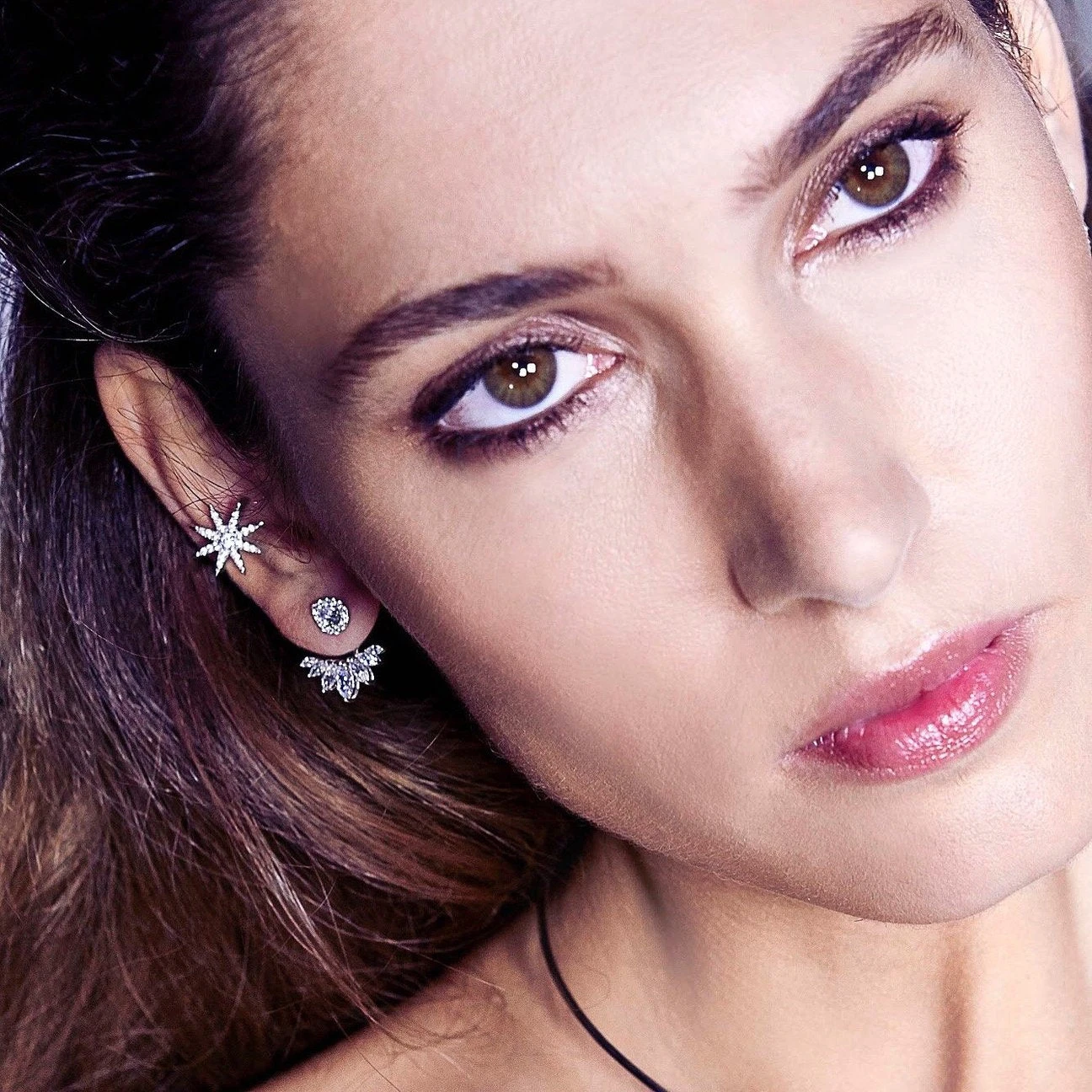 Suriya Ear Jackets 9K White Gold 10 Suriya Ear Jackets 9K White Gold - Image 8