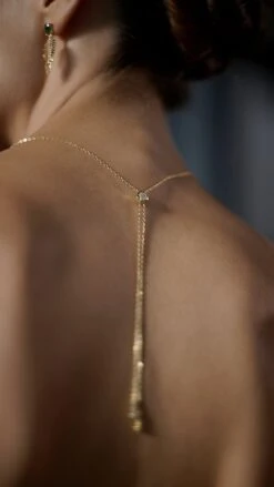 Sabal Necklace 18K Gold Vermeil -Lustre Jewelry Shop Sabal Necklace 18K Gold Vermeil 899UIS