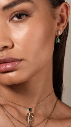 Sabal Necklace 18K Gold Vermeil -Lustre Jewelry Shop Sabal Necklace 18K Gold Vermeil 89OSLK