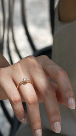 Saffia Ring 0.50ct 18K Yellow Gold 17 Saffia Ring 0.50ct 18K Yellow Gold -Lustre Jewelry Shop Saffia Ring 0.50ct 18K Yellow Gold s88skks