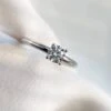 Saffia Ring 0.50ct 18K White Gold 1 Saffia Ring 0.50ct 18K White Gold -Lustre Jewelry Shop SaffiaRing WG Still2b