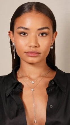 Gala Pendant Necklace White Gold Plated -Lustre Jewelry Shop Sargas Ear Cuff White Gold Plated SARGAS NYSA KJAS 1132e2bb 5929 4253 9c22 35b6b45b0eef