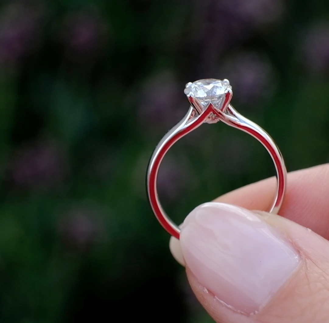 Caroline Ring 0.70ct 18K White Gold 8 Caroline Ring 0.70ct 18K White Gold - Image 6