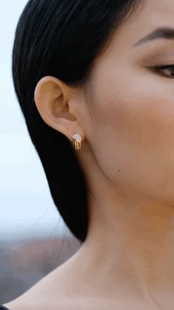 Jaia Earrings Gold Vermeil