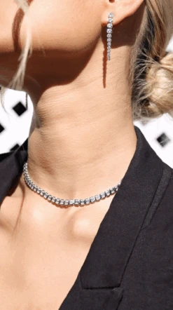 Cassidy Necklace White Gold Plated -Lustre Jewelry Shop Screenshot2022 02 04at10.40.52pm