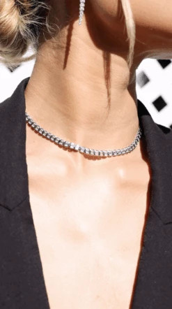 Cassidy Necklace White Gold Plated -Lustre Jewelry Shop Screenshot2022 02 04at10.41.55pm