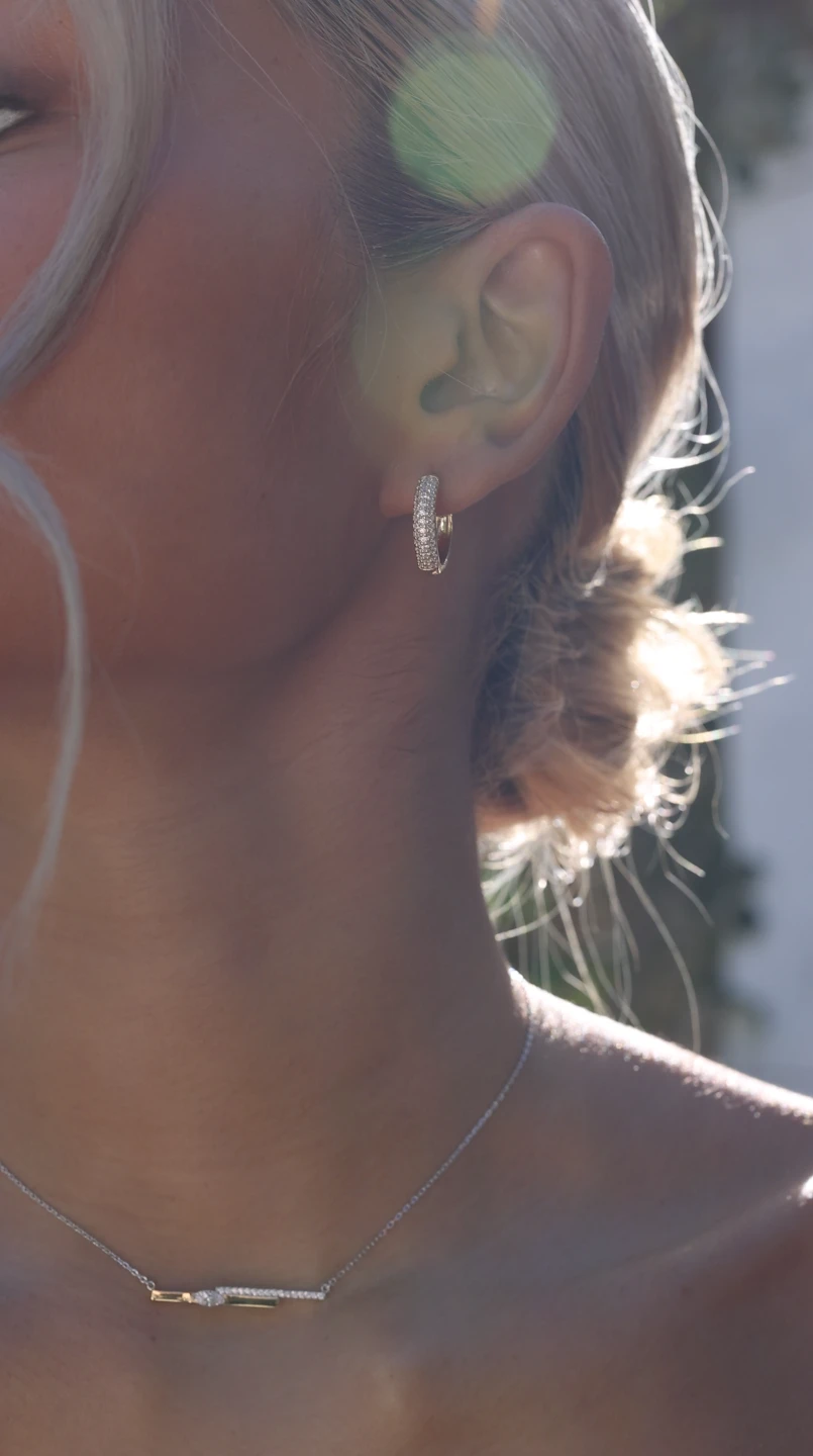 Jaena Necklace White Gold Plated 8 Jaena Necklace White Gold Plated - Image 6