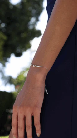 Emina Bracelet White Gold Plated