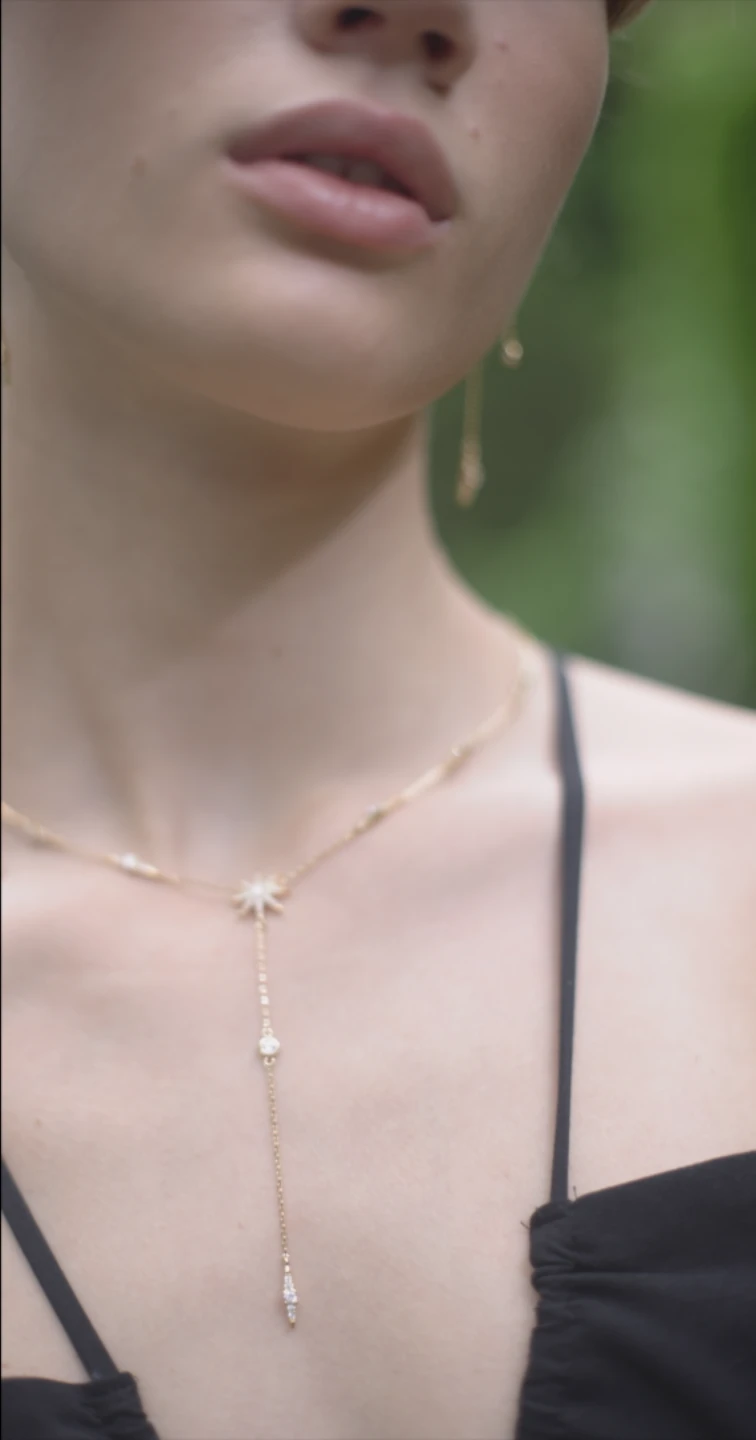 Mimosa Necklace 18K Gold Vermeil 13 Mimosa Necklace 18K Gold Vermeil - Image 11