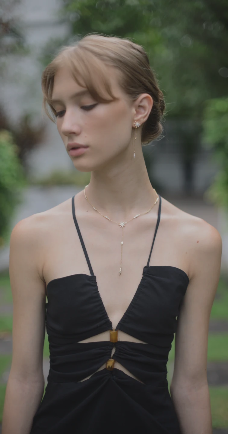 Mimosa Necklace 18K Gold Vermeil 14 Mimosa Necklace 18K Gold Vermeil - Image 12