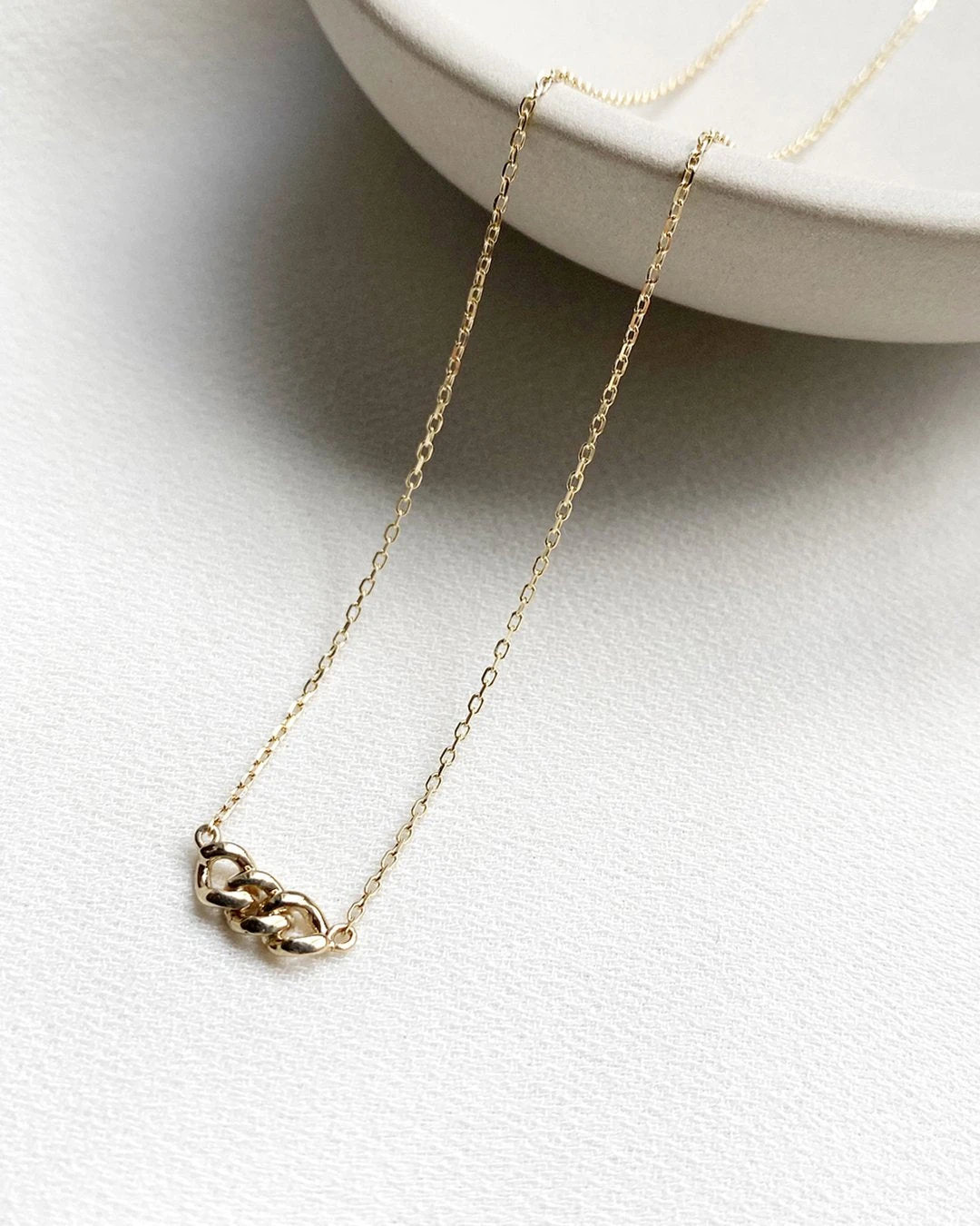 Selma Necklace 9K Yellow Gold 4 Selma Necklace 9K Yellow Gold - Image 2