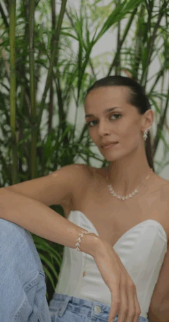 Skylar Bracelet 18K Gold Vermeil -Lustre Jewelry Shop SkylarBraceletGoldVermeil4