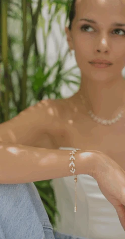 Skylar Bracelet 18K Gold Vermeil -Lustre Jewelry Shop SkylarBraceletGoldVermeil5