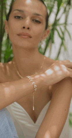 Skylar Bracelet 18K Gold Vermeil -Lustre Jewelry Shop SkylarBraceletGoldVermeil6