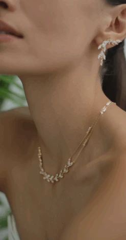 Skylar Earrings 18K Gold Vermeil -Lustre Jewelry Shop SkylarEarringsGoldVermeil5